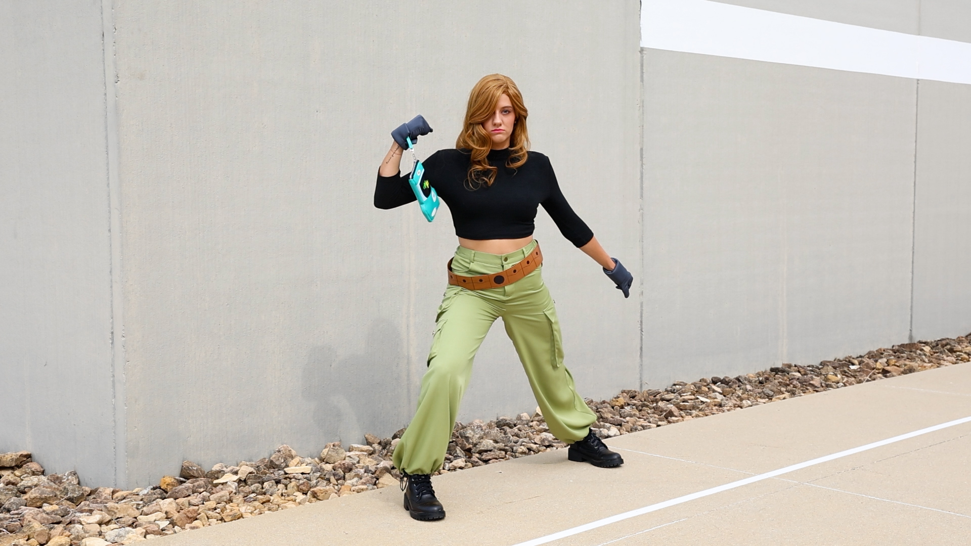 FUN7390AD Adult Deluxe Disney Kim Possible Costume